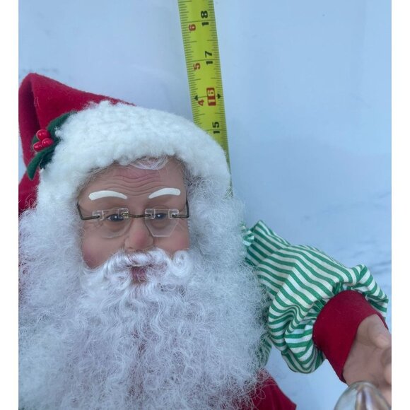 VTG Santa Workshop Holiday Creations Christmas Musical Lighted Santa Claus 16" - Picture 11 of 16